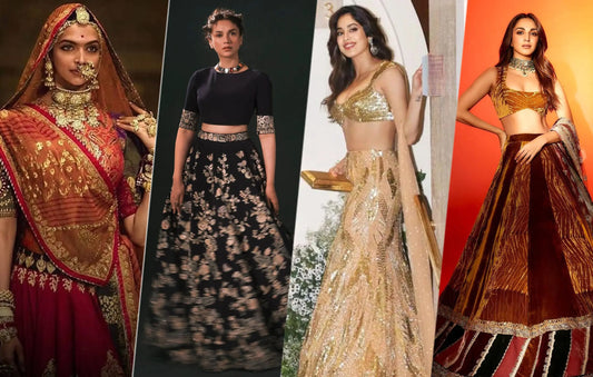 Celebrity-Inspired Ethnic Wear: Bollywood Saree Styles, Designer Lehenga Trends & Red Carpet Ethnic Fashion