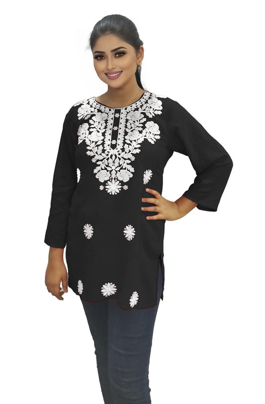 PU Fashion Readymade Women's Short Kurti | Stylish Casual & Office Wear