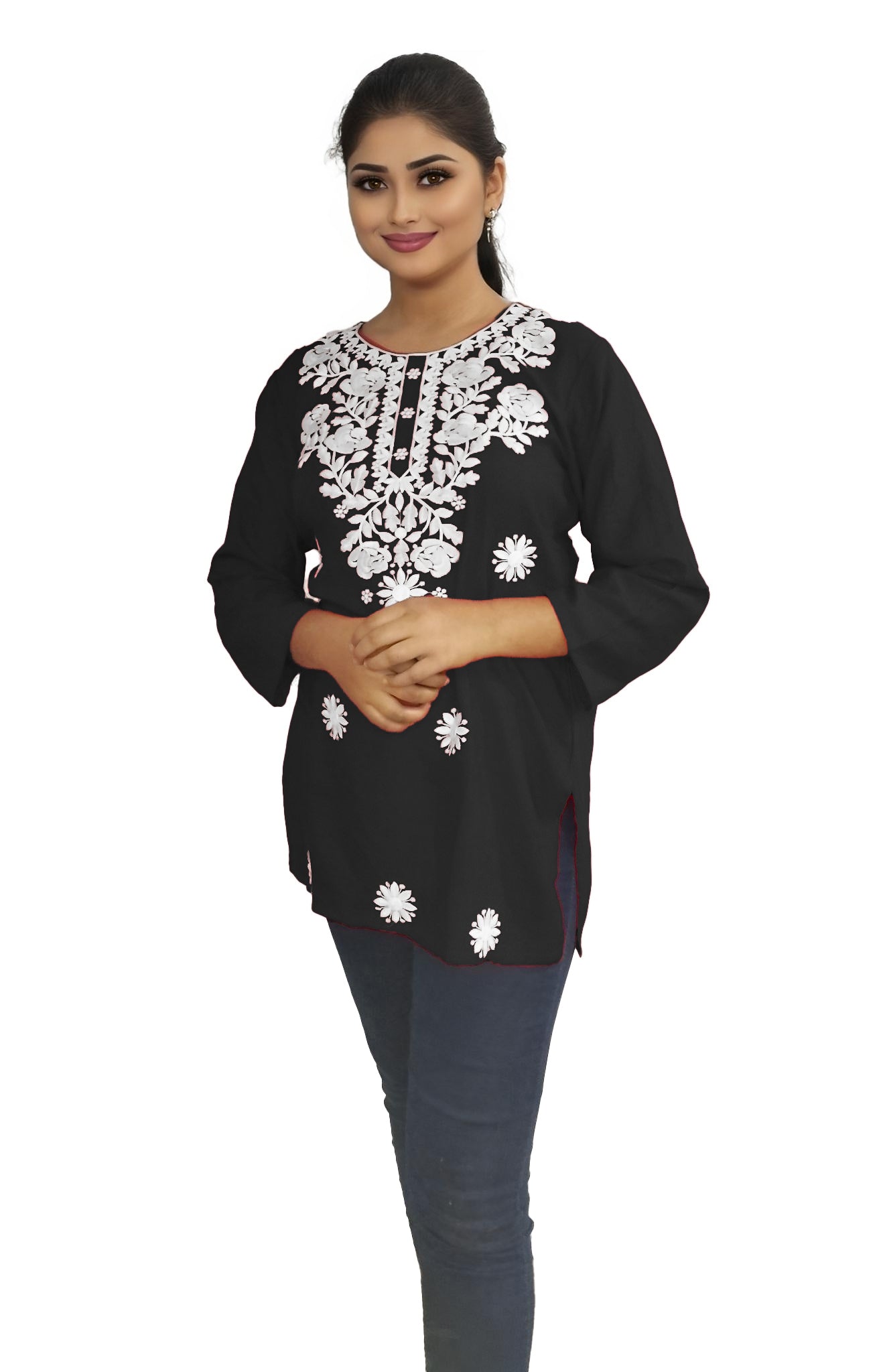 PU Fashion Readymade Women's Short Kurti | Stylish Casual & Office Wear
