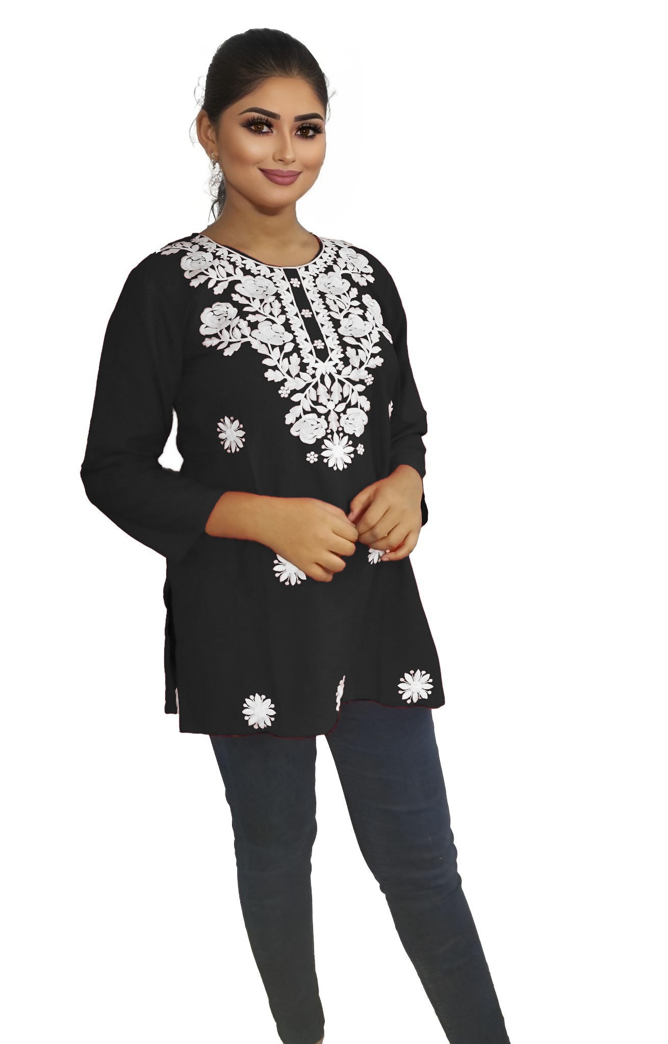 PU Fashion Readymade Women's Short Kurti | Stylish Casual & Office Wear