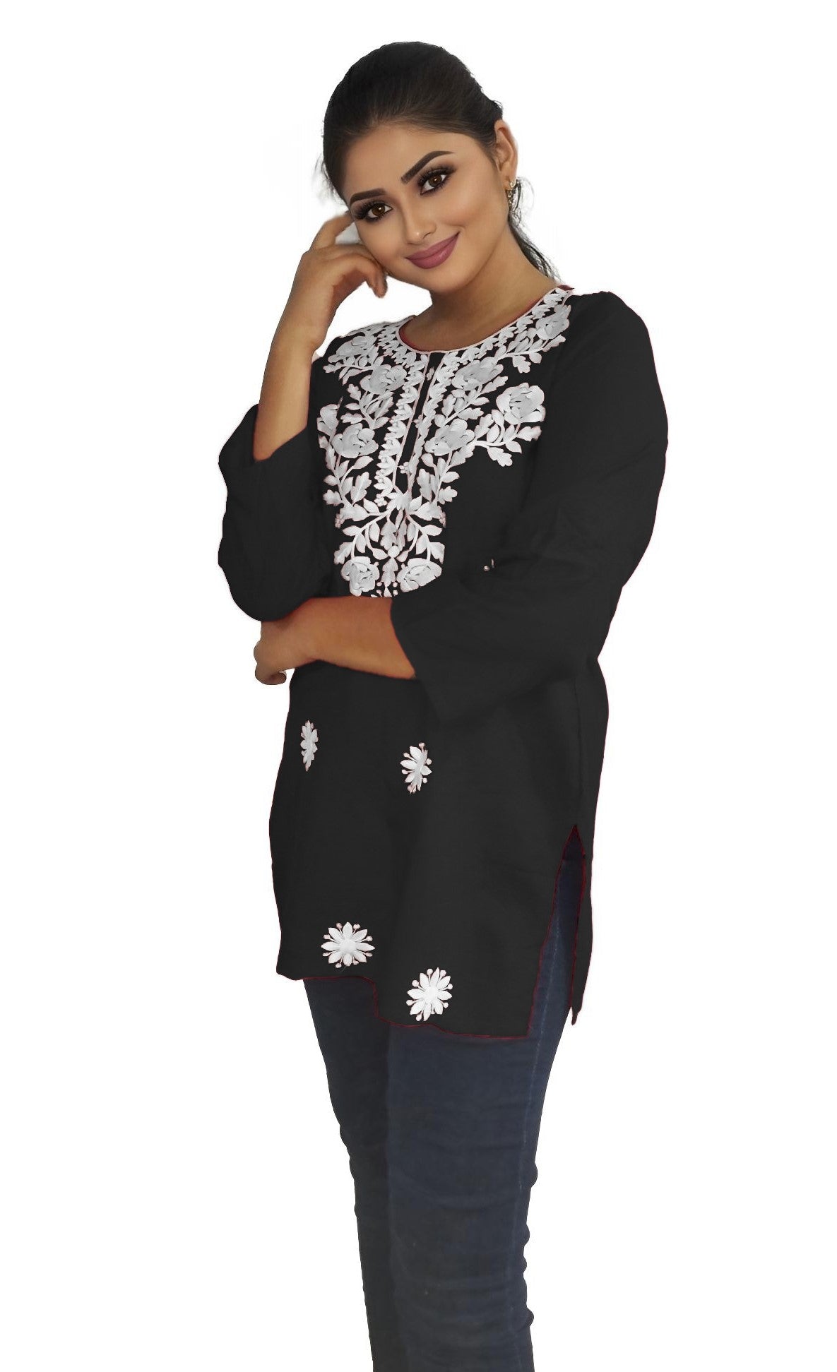 PU Fashion Readymade Women's Short Kurti | Stylish Casual & Office Wear