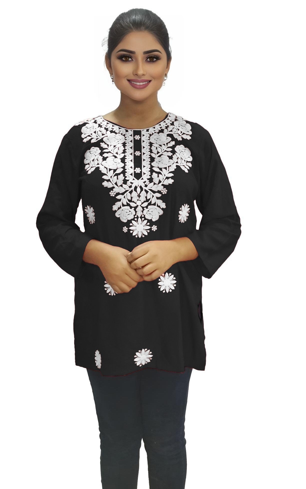 PU Fashion Readymade Women's Short Kurti | Stylish Casual & Office Wear