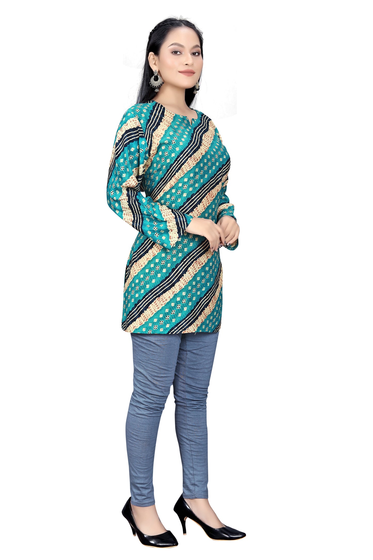 PU Fashion Pure Rayon Printed Short Kurti for Women | Stylish Everyday Wear | Available in Multiple Colors