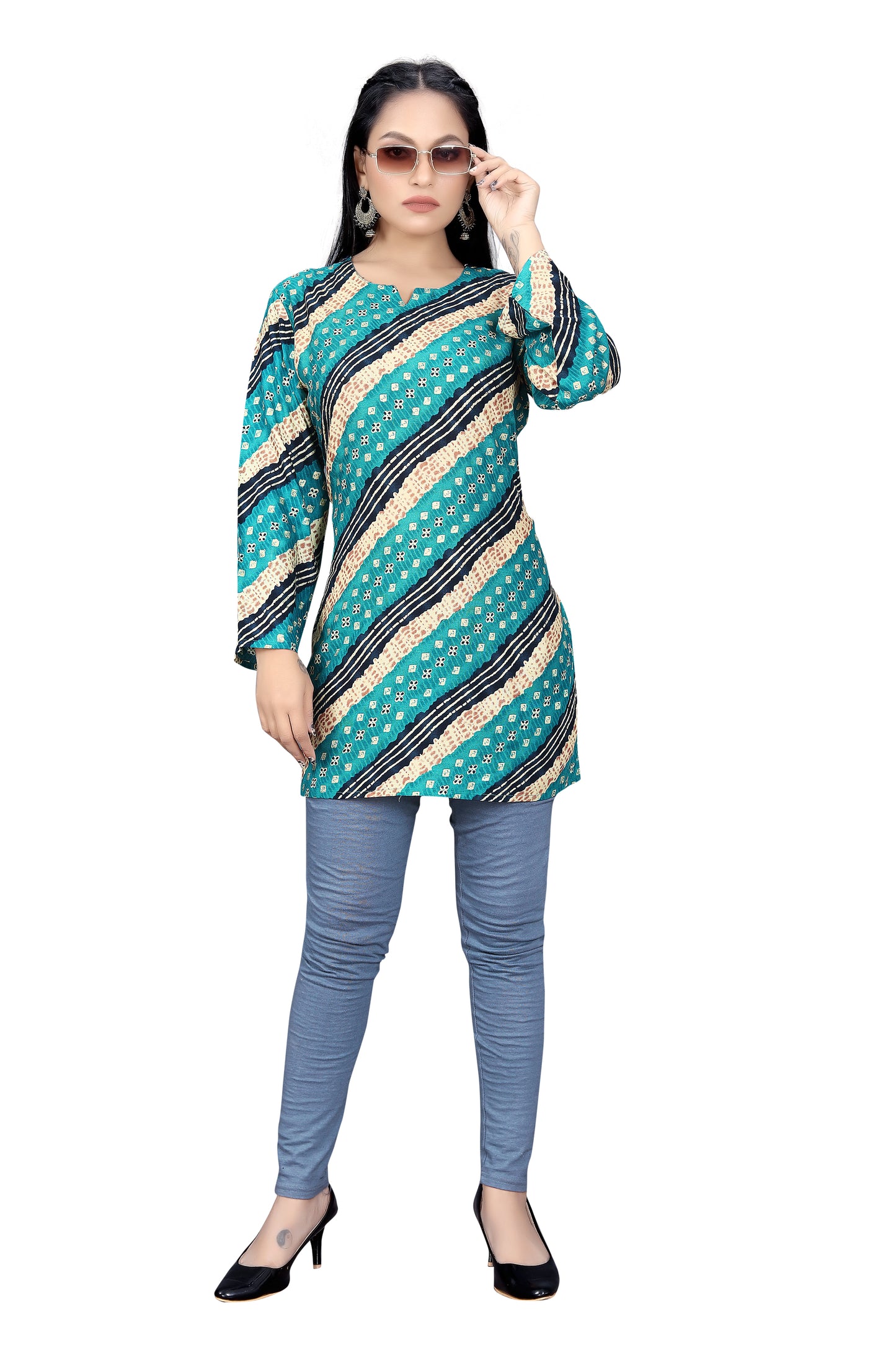 PU Fashion Pure Rayon Printed Short Kurti for Women | Stylish Everyday Wear | Available in Multiple Colors