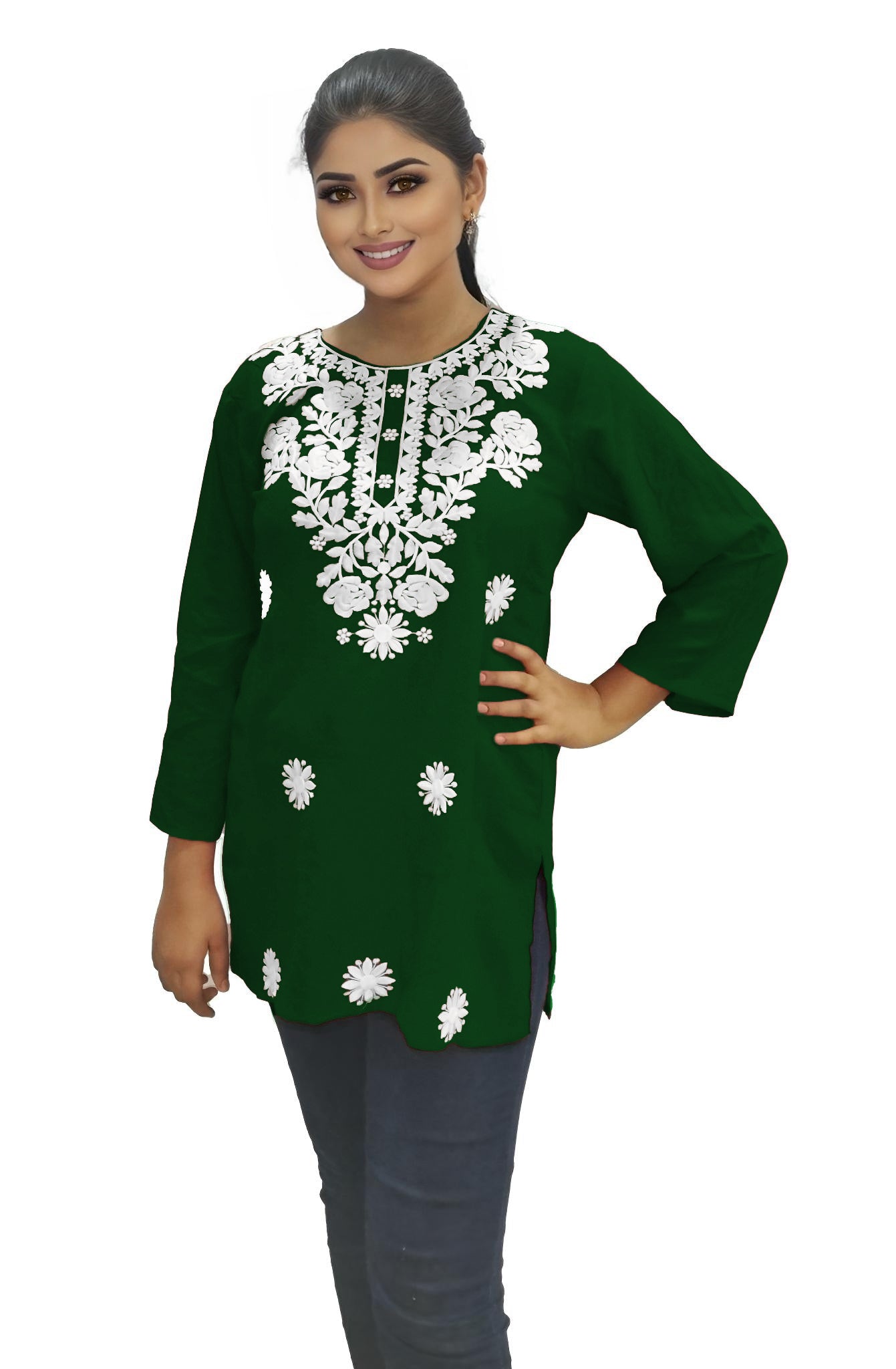PU Fashion Readymade Women's Short Kurti | Stylish Casual & Office Wear