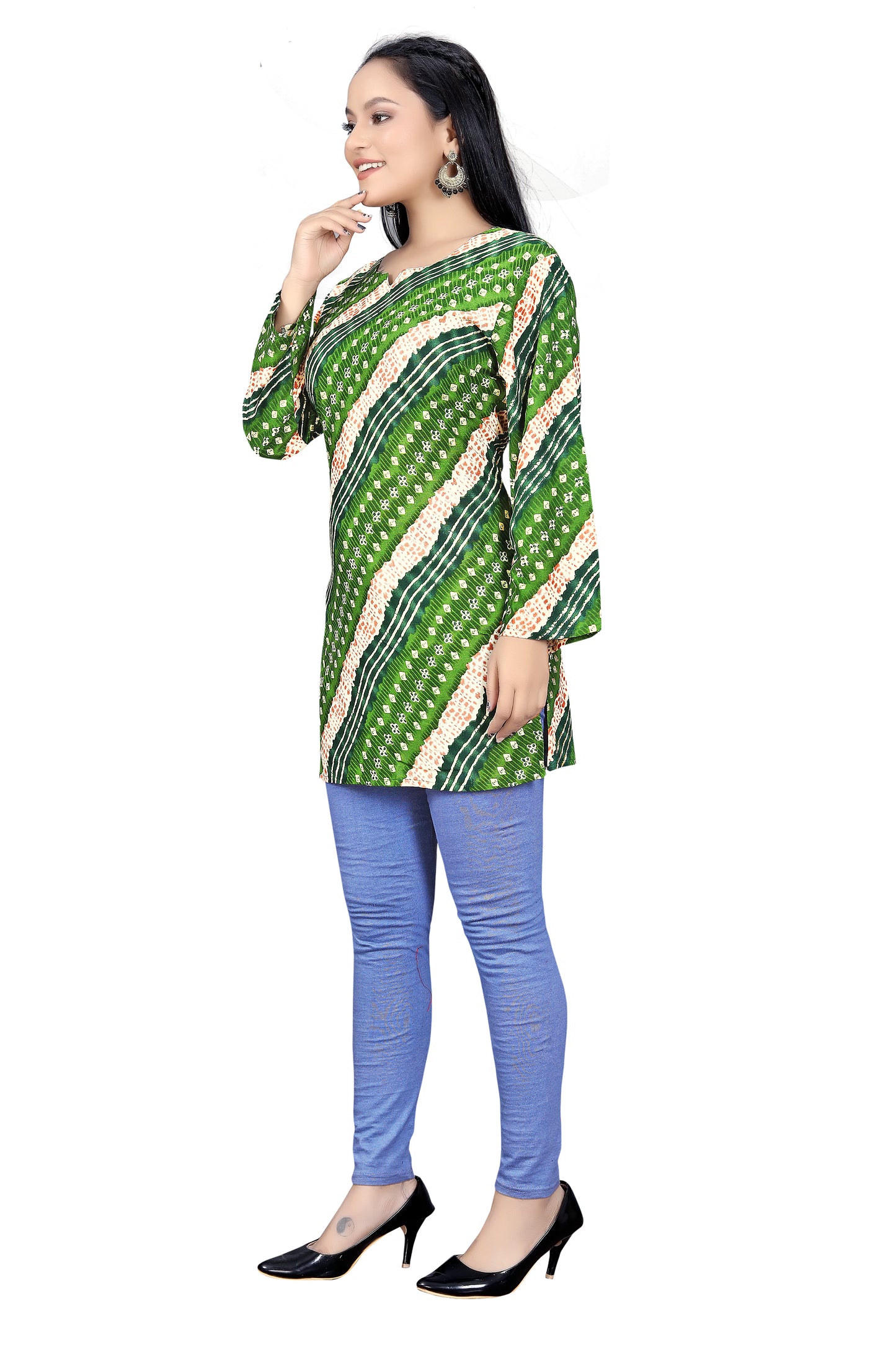 PU Fashion Pure Rayon Printed Short Kurti for Women | Stylish Everyday Wear | Available in Multiple Colors