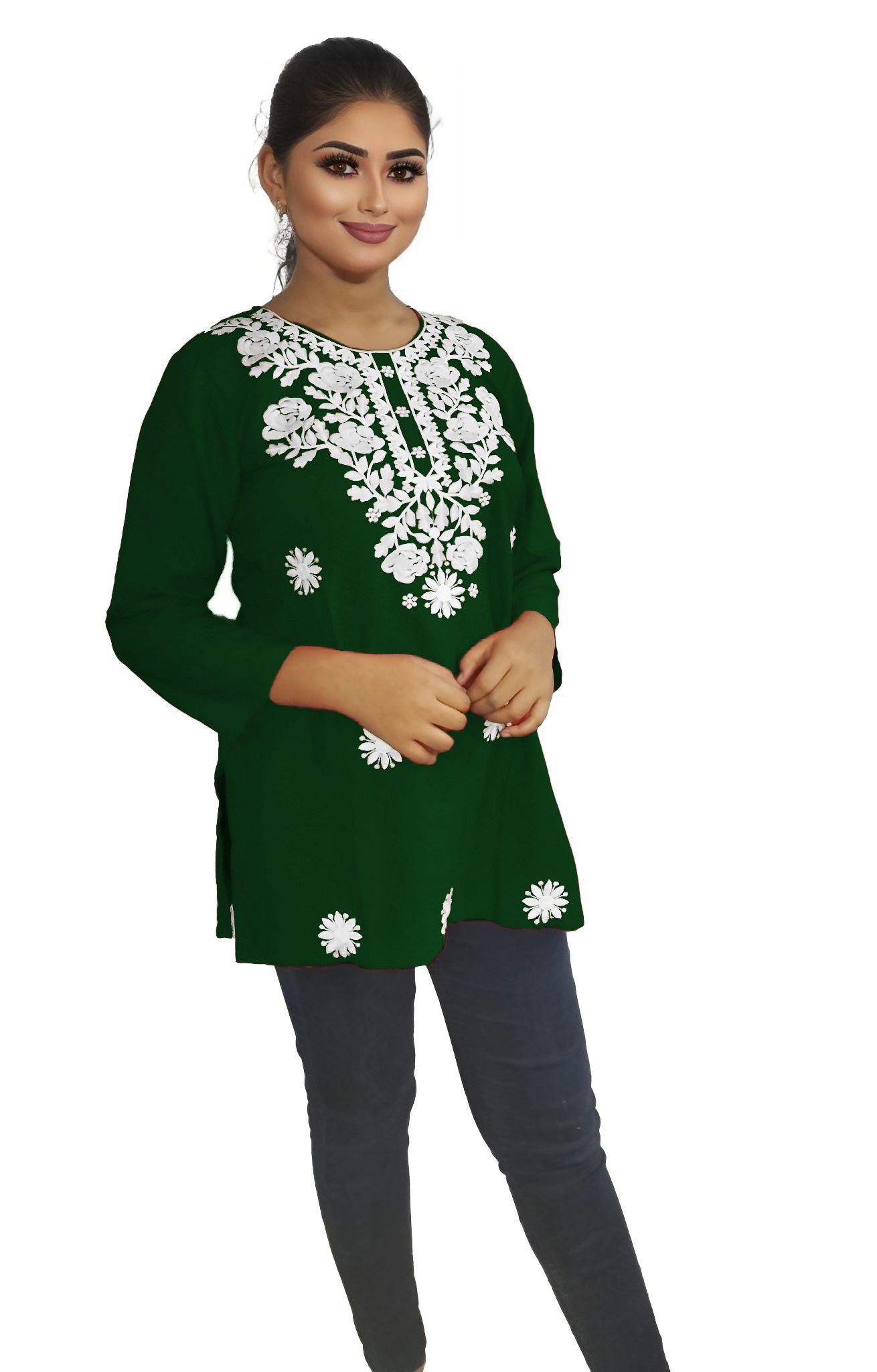PU Fashion Readymade Women's Short Kurti | Stylish Casual & Office Wear