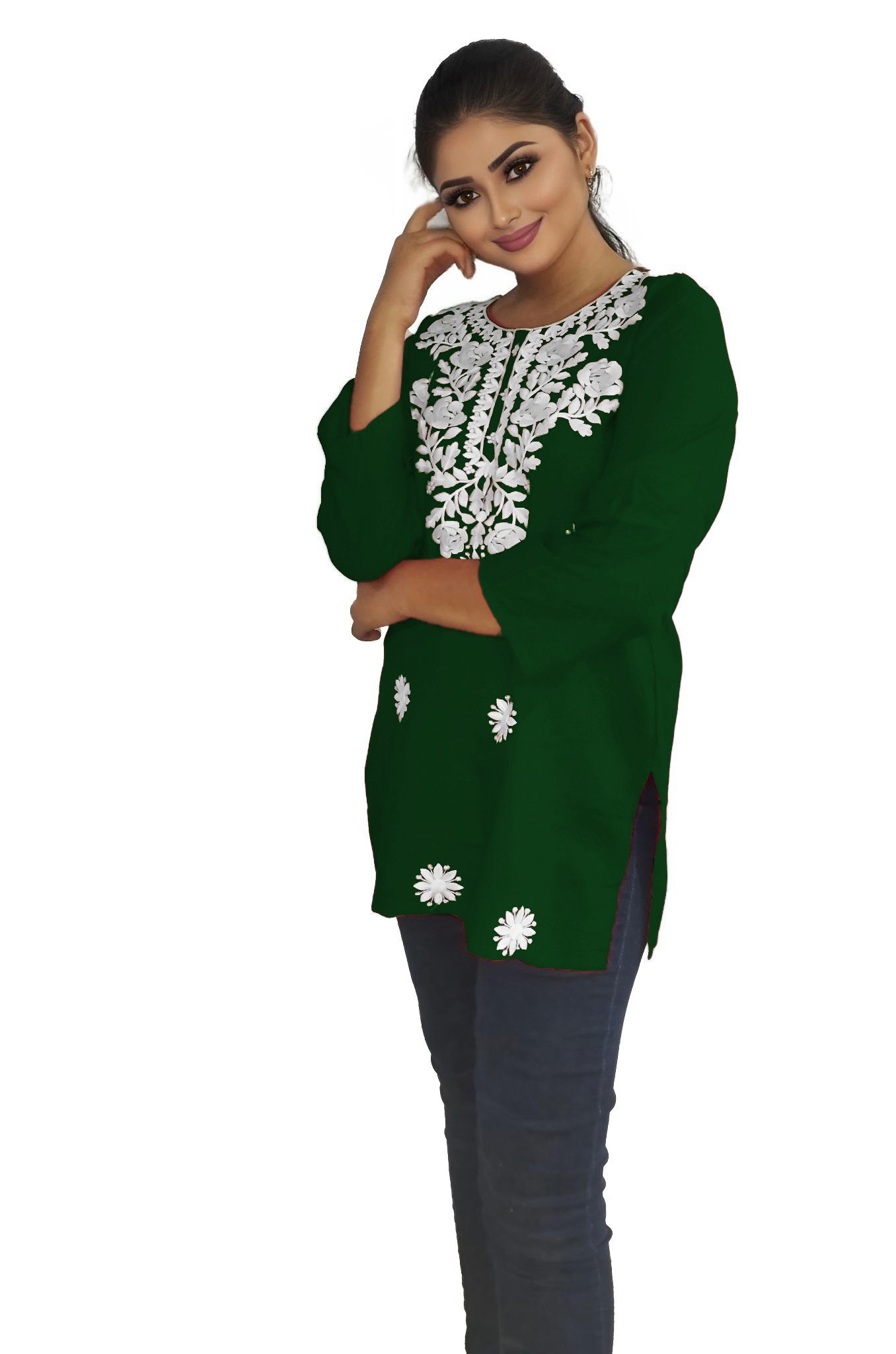 PU Fashion Readymade Women's Short Kurti | Stylish Casual & Office Wear