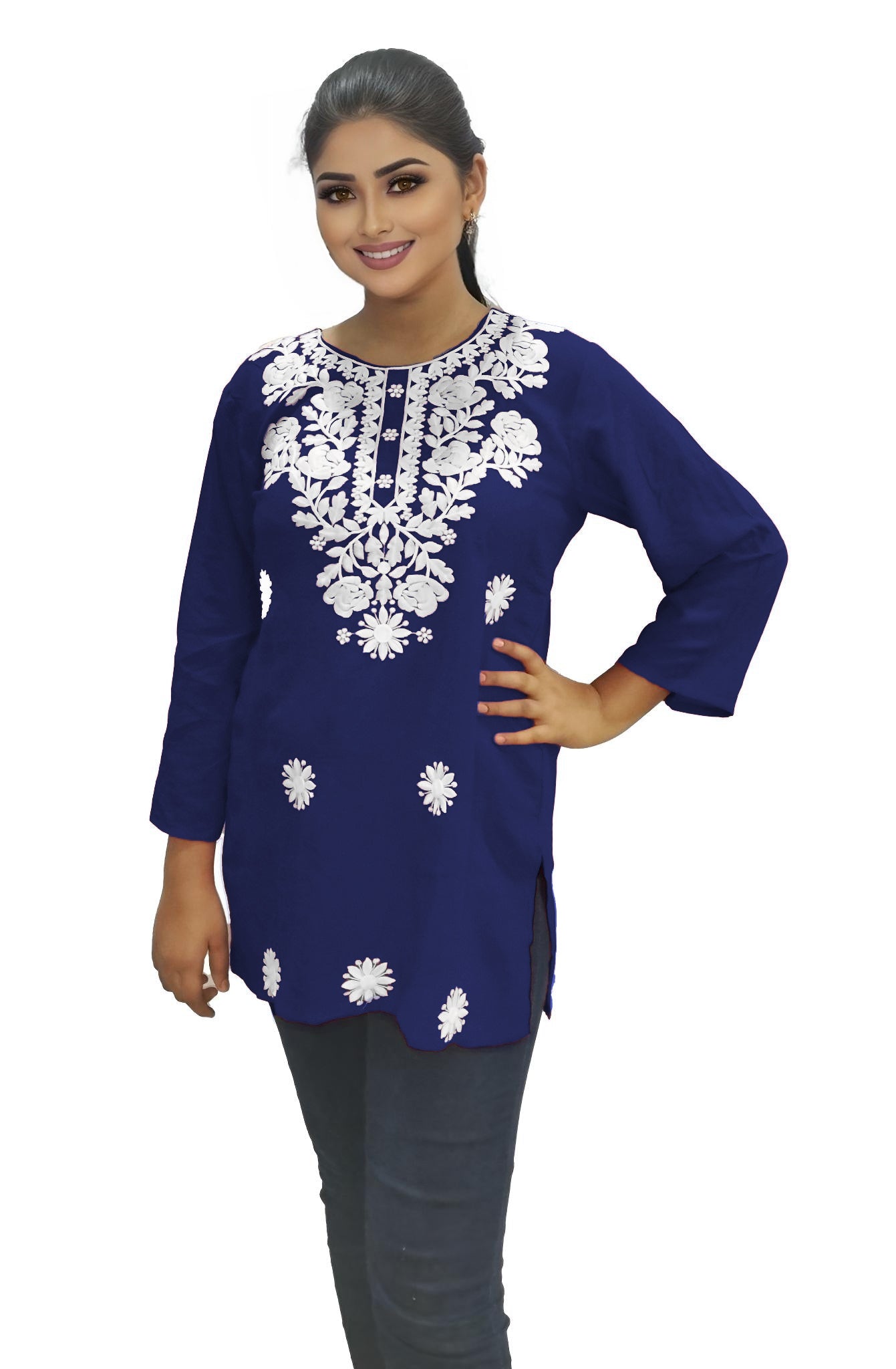 PU Fashion Readymade Women's Short Kurti | Stylish Casual & Office Wear