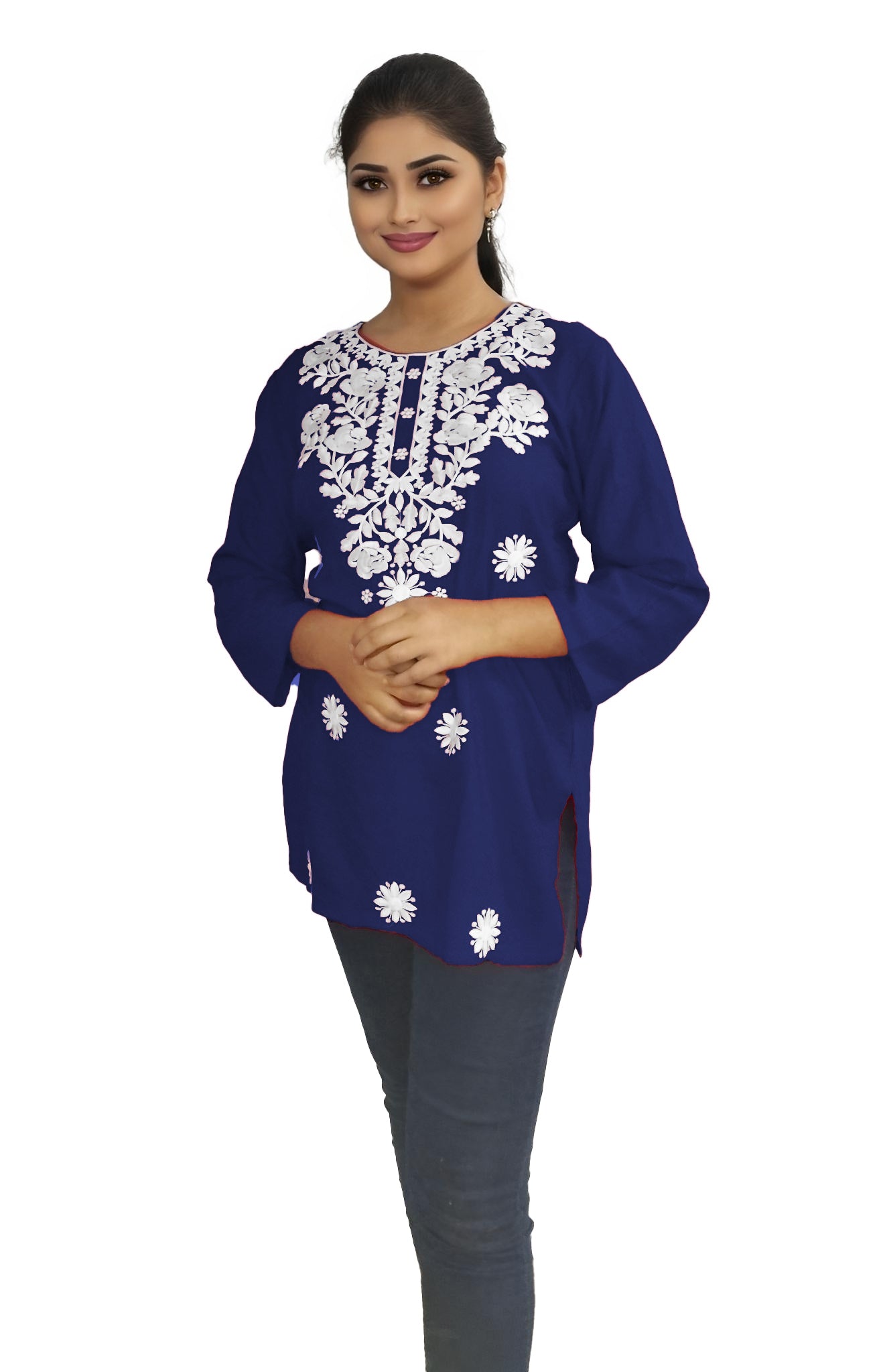 PU Fashion Readymade Women's Short Kurti | Stylish Casual & Office Wear