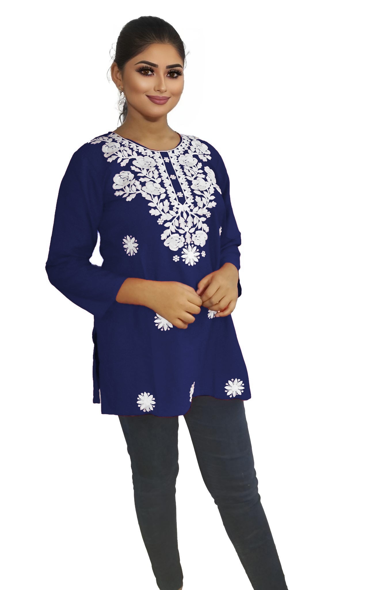 PU Fashion Readymade Women's Short Kurti | Stylish Casual & Office Wear