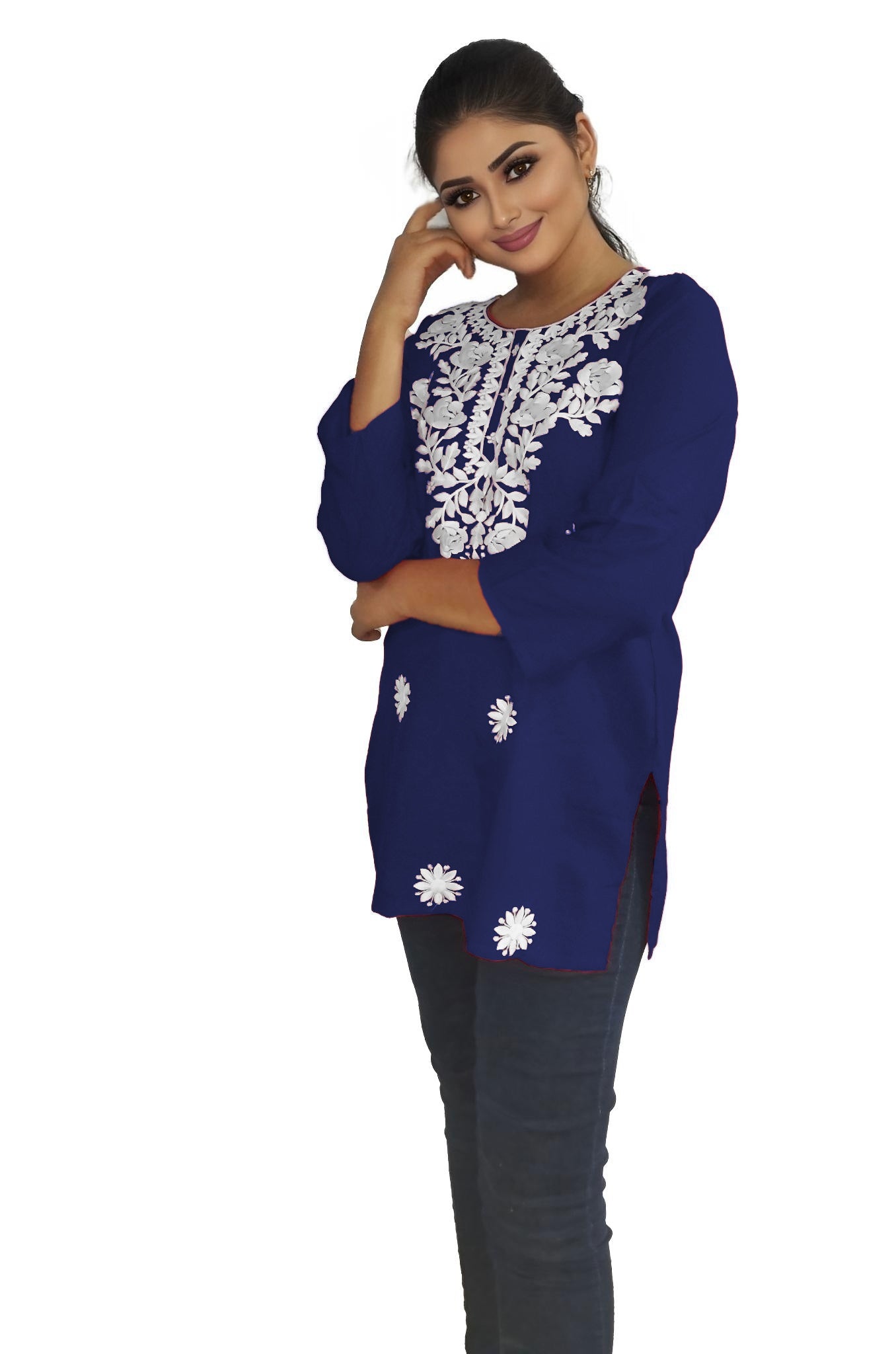 PU Fashion Readymade Women's Short Kurti | Stylish Casual & Office Wear