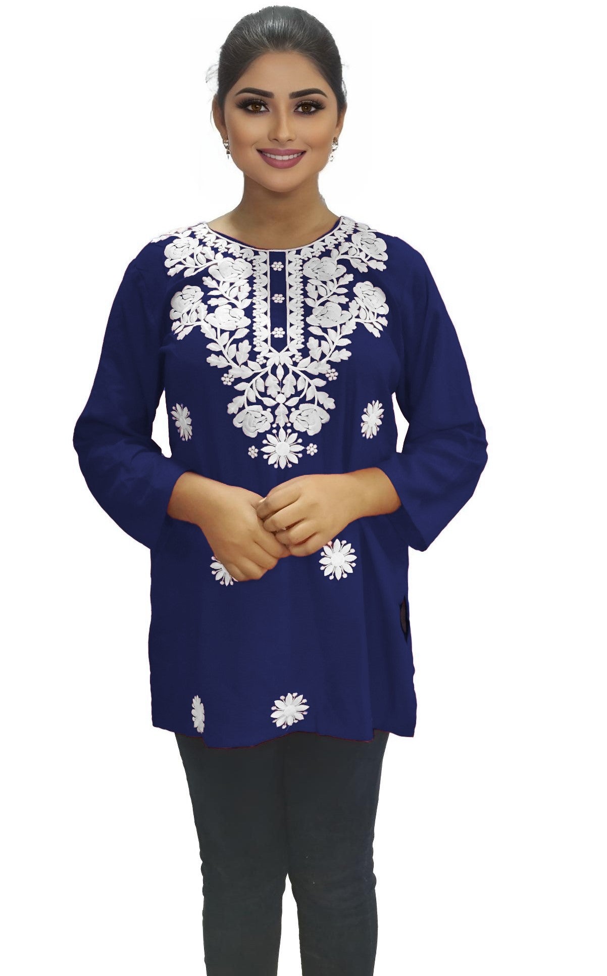 PU Fashion Readymade Women's Short Kurti | Stylish Casual & Office Wear