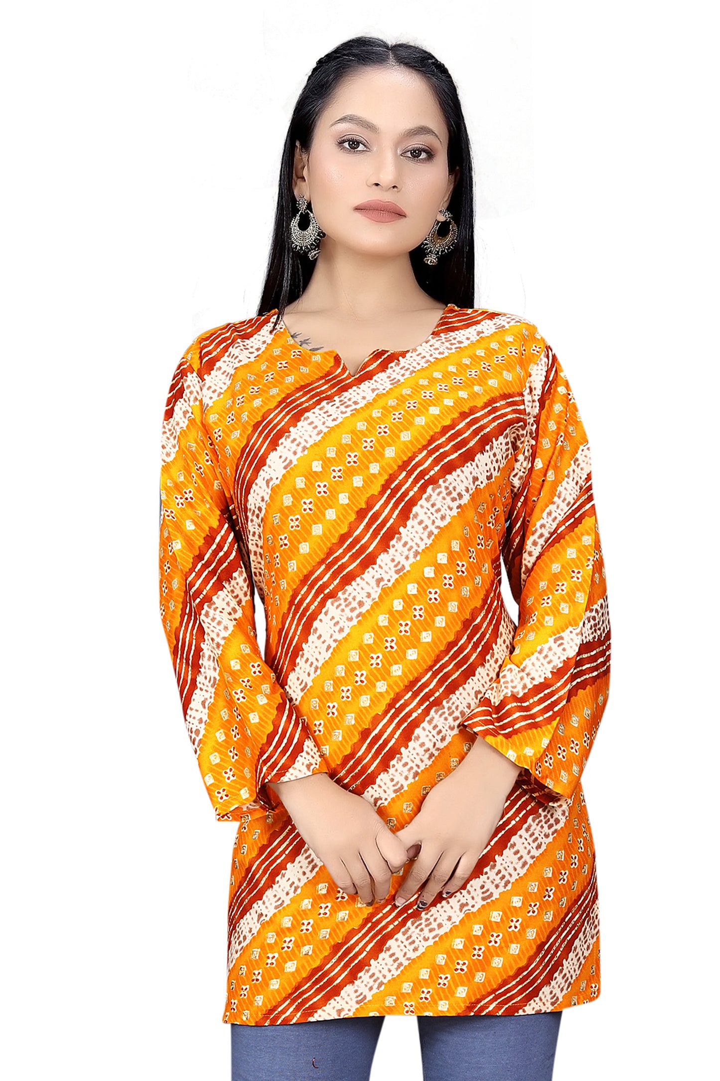 PU Fashion Pure Rayon Printed Short Kurti for Women | Stylish Everyday Wear | Available in Multiple Colors