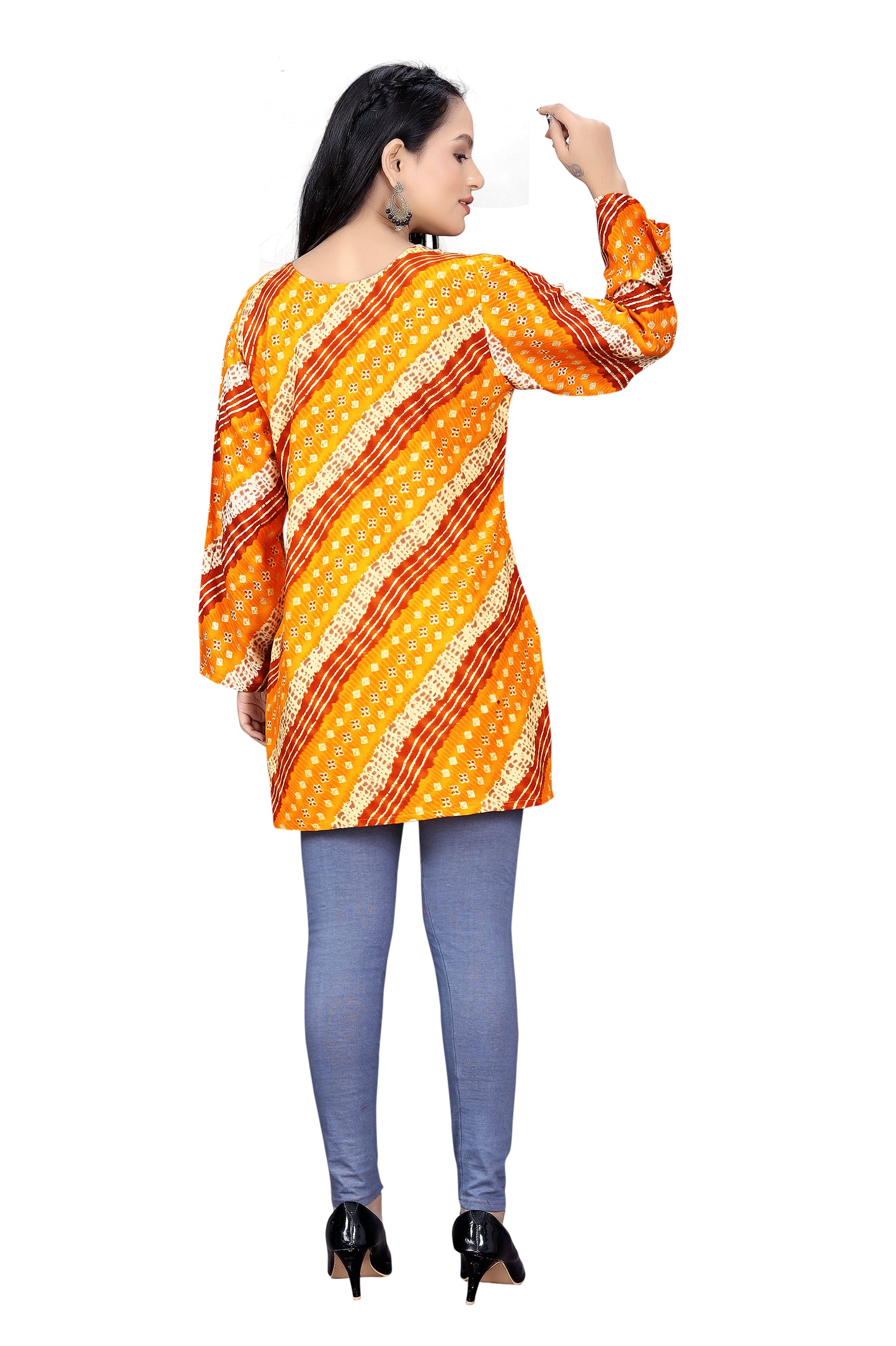 PU Fashion Pure Rayon Printed Short Kurti for Women | Stylish Everyday Wear | Available in Multiple Colors