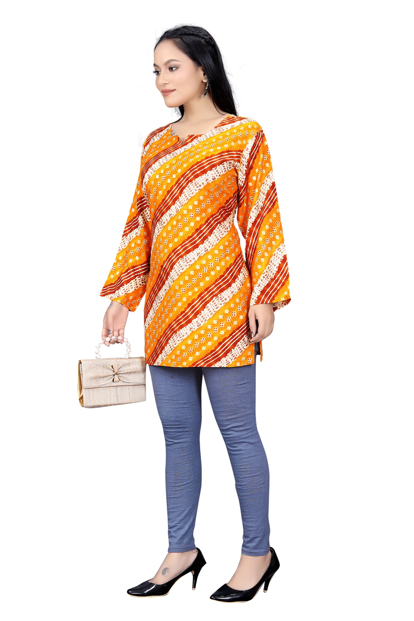 PU Fashion Pure Rayon Printed Short Kurti for Women | Stylish Everyday Wear | Available in Multiple Colors