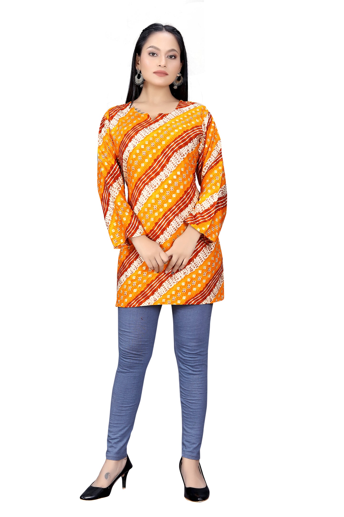 PU Fashion Pure Rayon Printed Short Kurti for Women | Stylish Everyday Wear | Available in Multiple Colors