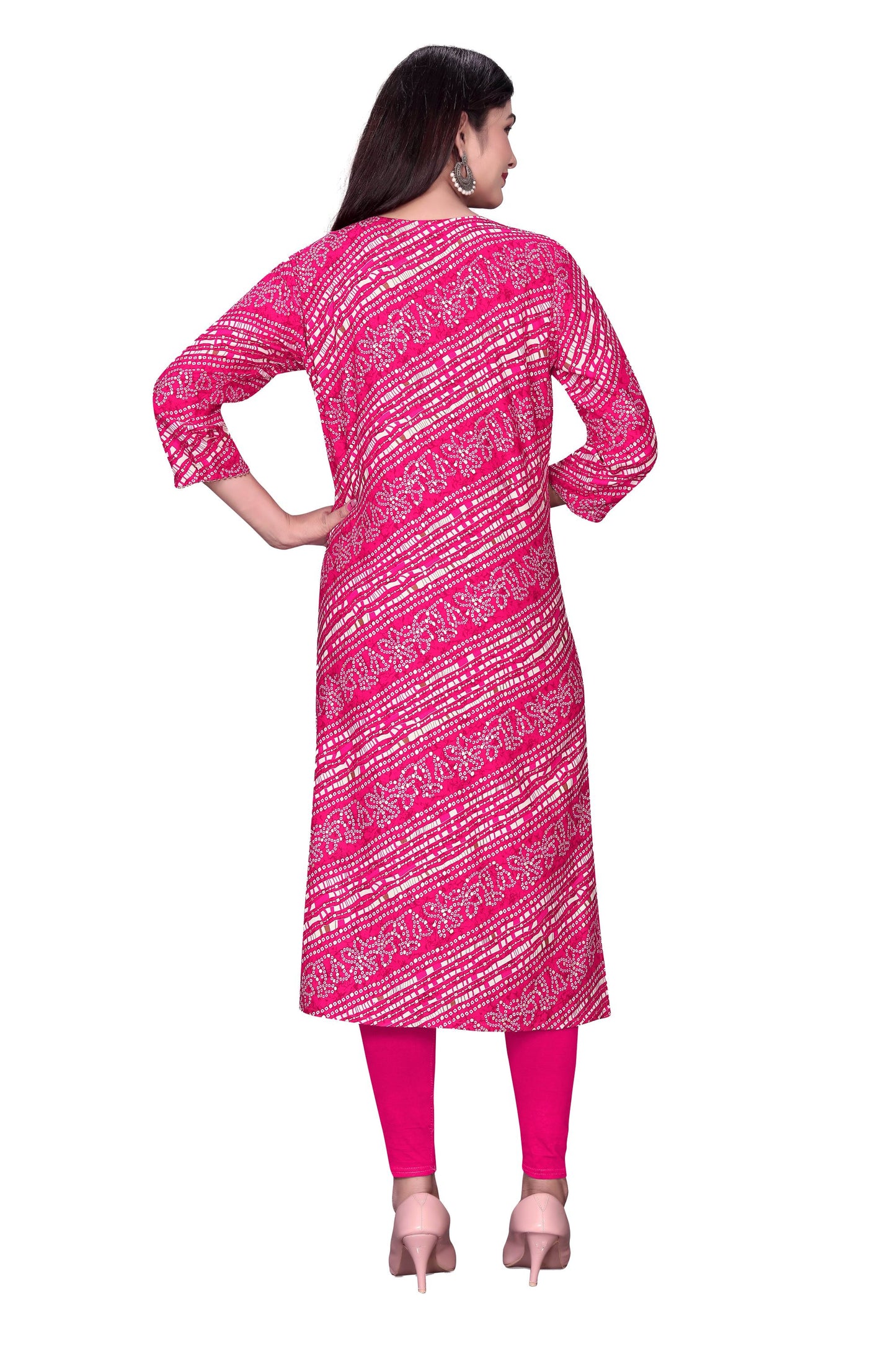 PU Fashion Women's Printed Rayon Kurti | Elegant Ethnic Wear