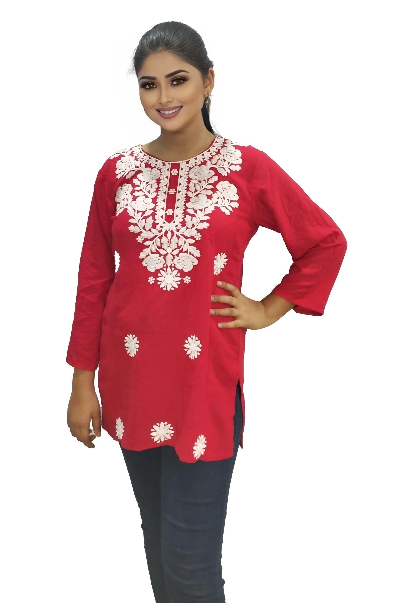 PU Fashion Readymade Women's Short Kurti | Stylish Casual & Office Wear