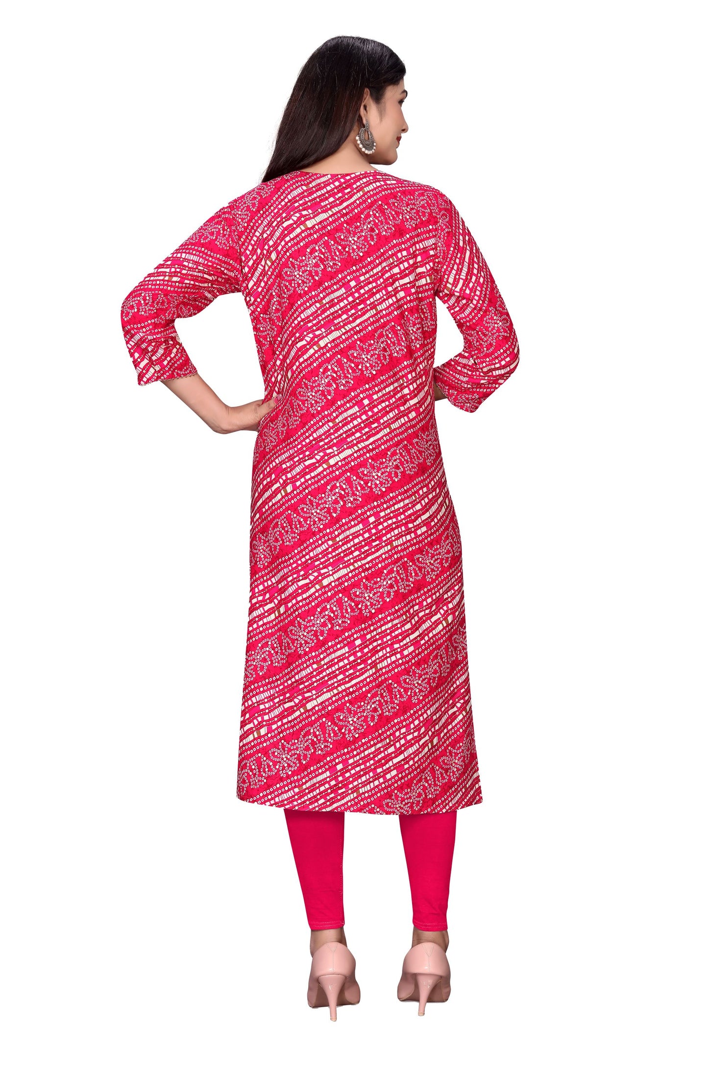 PU Fashion Women's Printed Rayon Kurti | Elegant Ethnic Wear