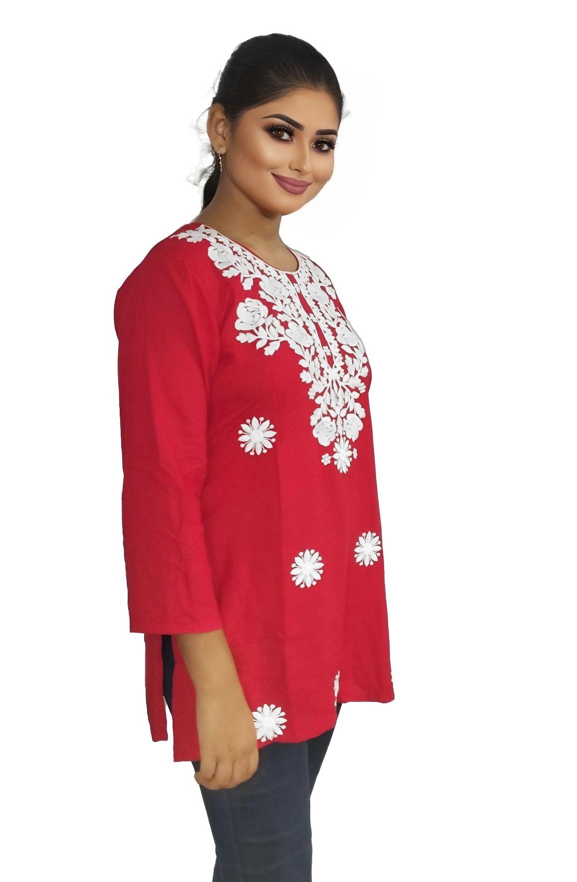 PU Fashion Readymade Women's Short Kurti | Stylish Casual & Office Wear
