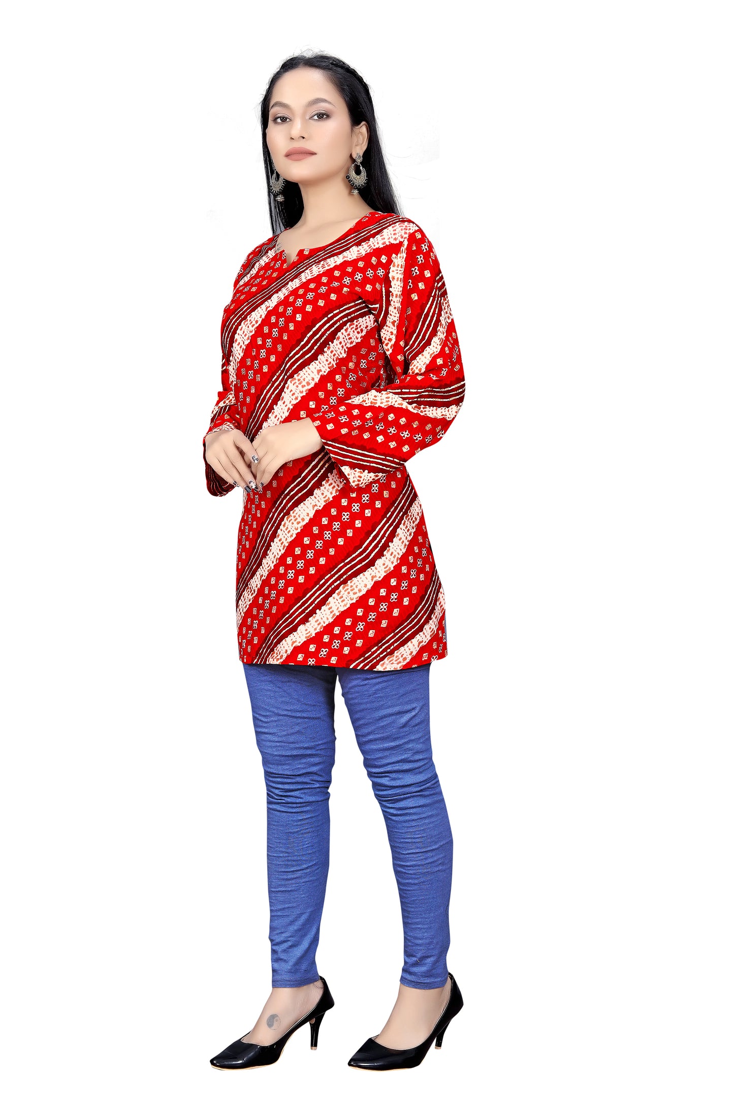 PU Fashion Pure Rayon Printed Short Kurti for Women | Stylish Everyday Wear | Available in Multiple Colors
