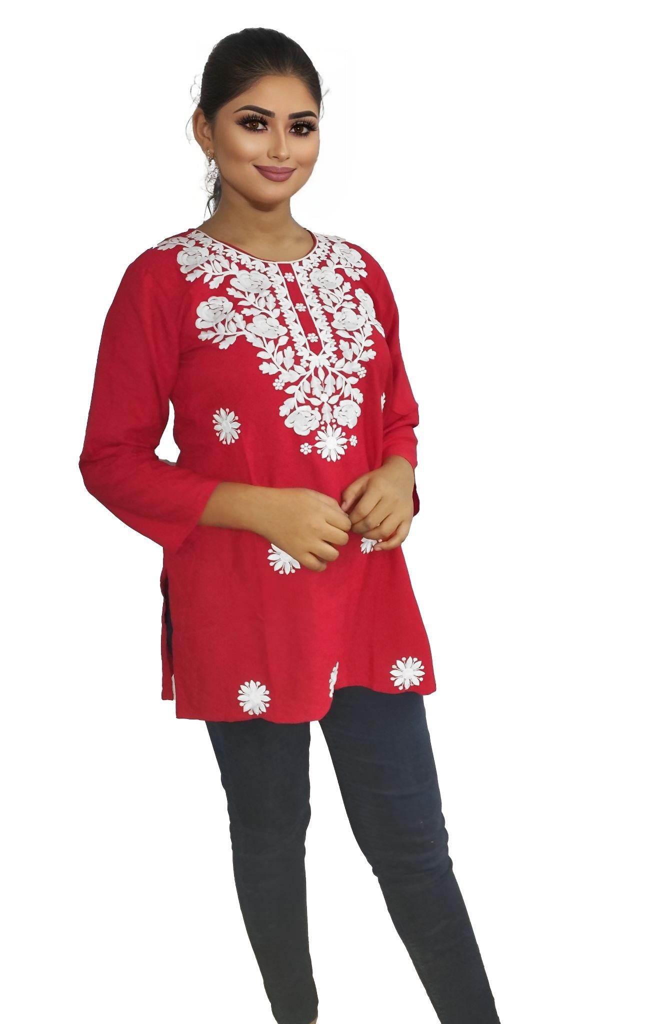PU Fashion Readymade Women's Short Kurti | Stylish Casual & Office Wear