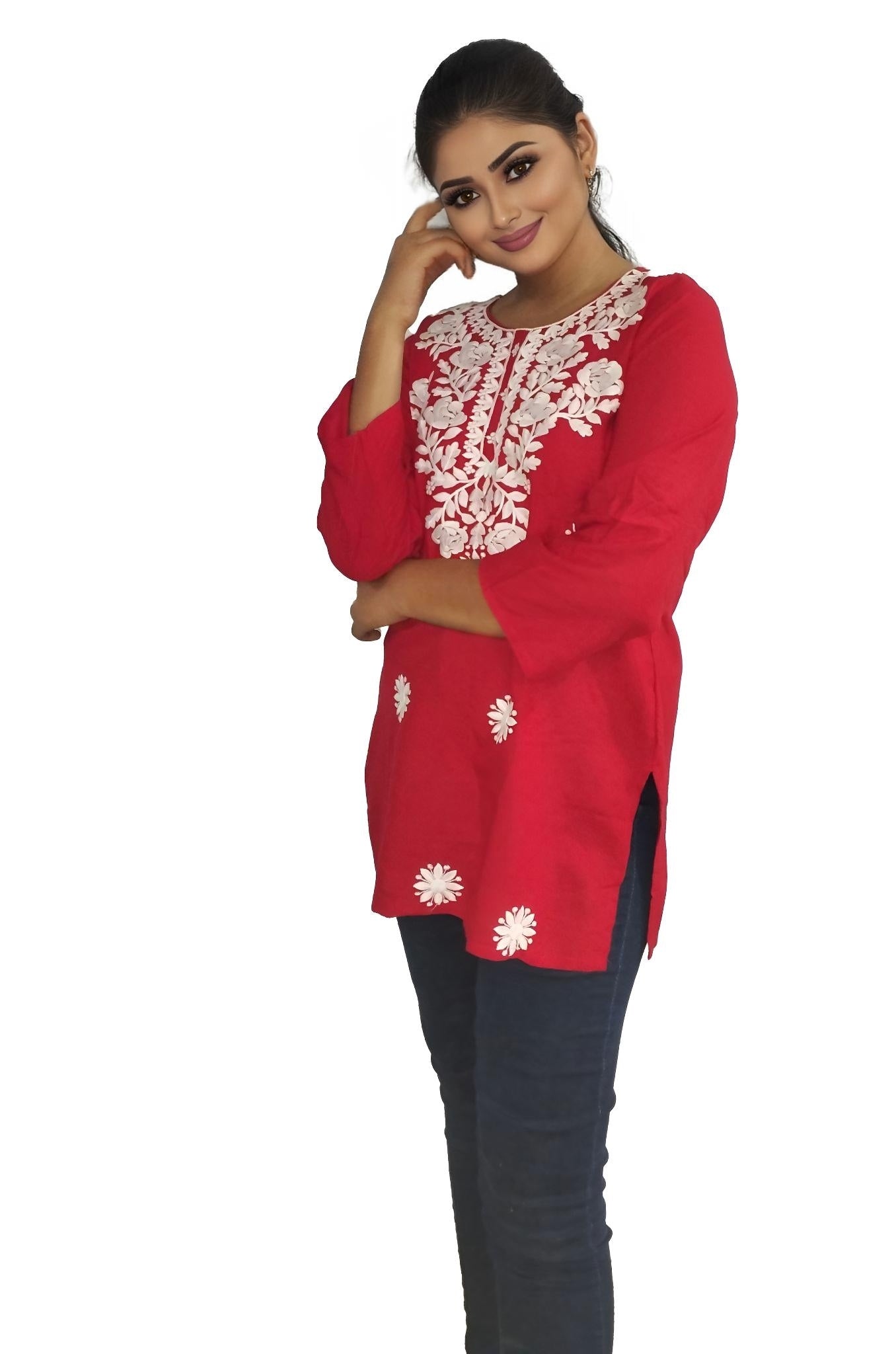 PU Fashion Readymade Women's Short Kurti | Stylish Casual & Office Wear