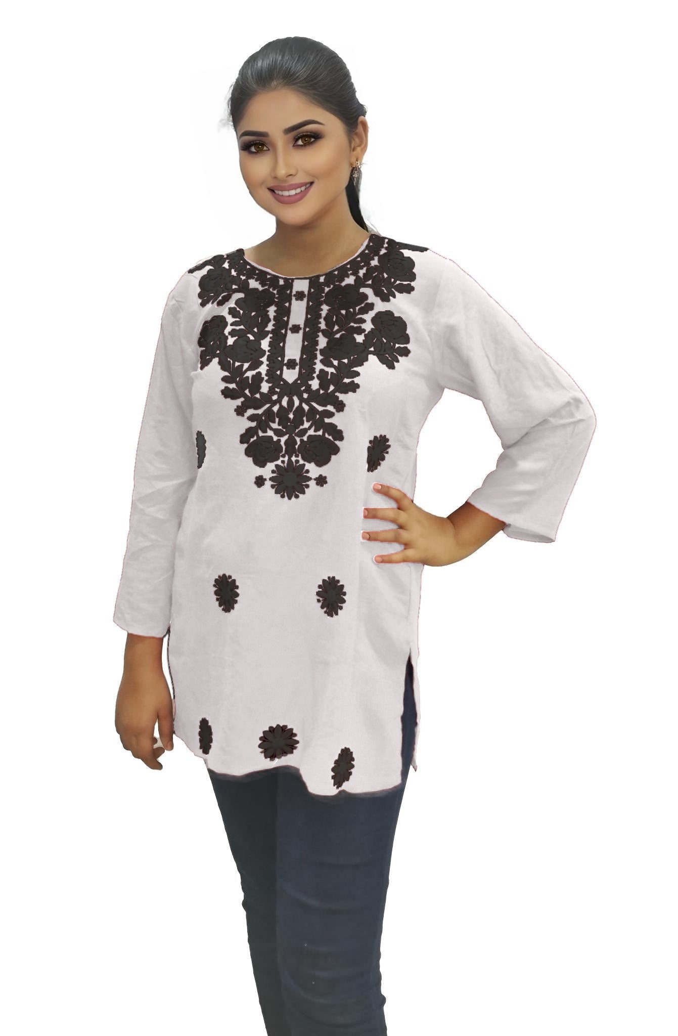 PU Fashion Readymade Women's Short Kurti | Stylish Casual & Office Wear