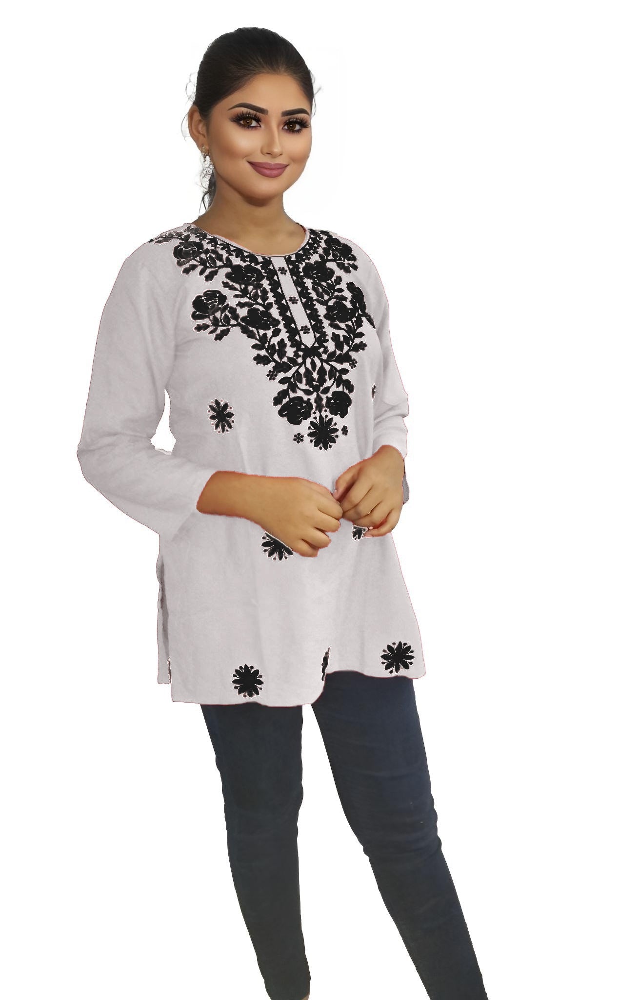 PU Fashion Readymade Women's Short Kurti | Stylish Casual & Office Wear
