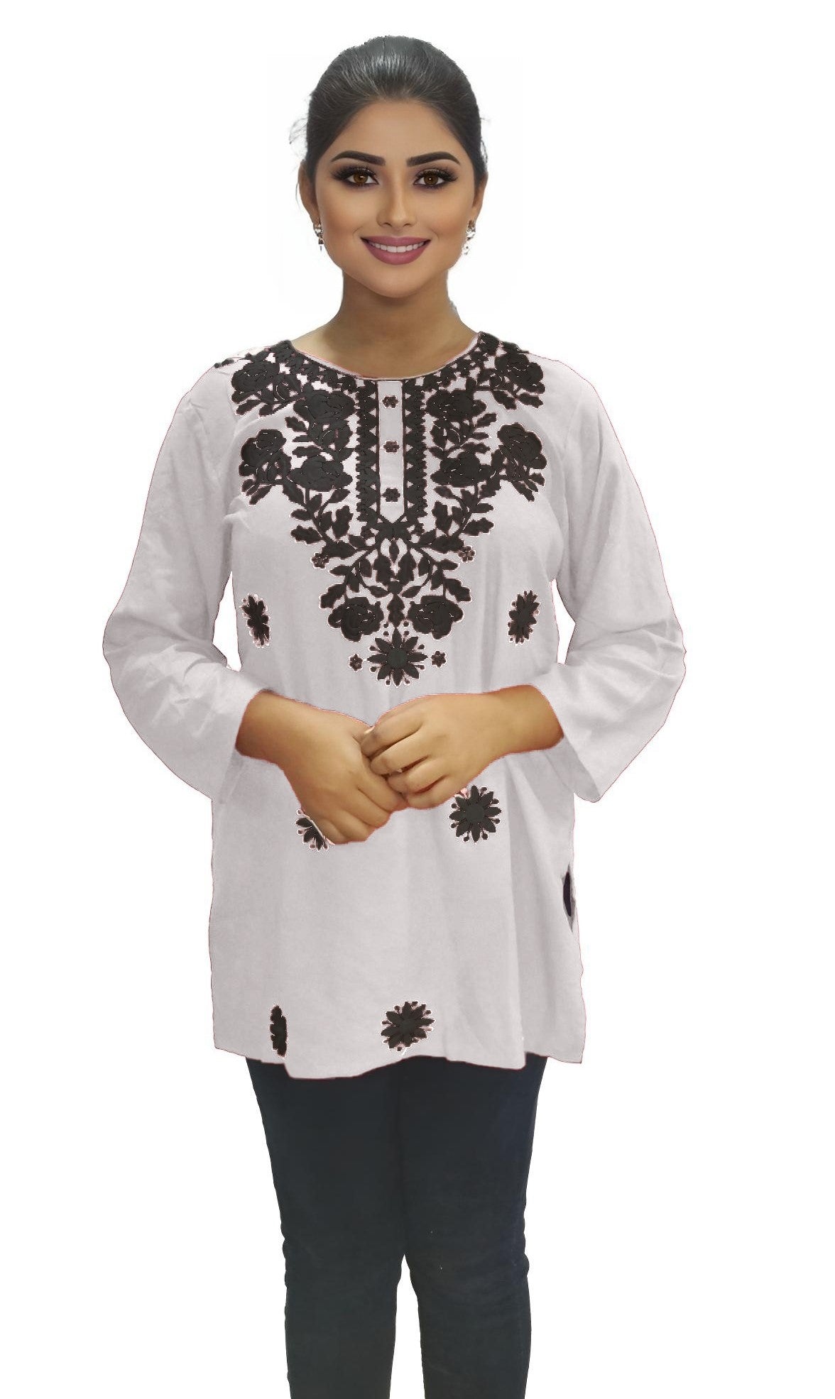 PU Fashion Readymade Women's Short Kurti | Stylish Casual & Office Wear