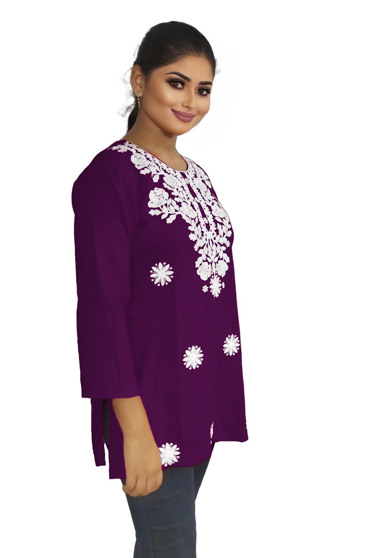 PU Fashion Readymade Women's Short Kurti | Stylish Casual & Office Wear