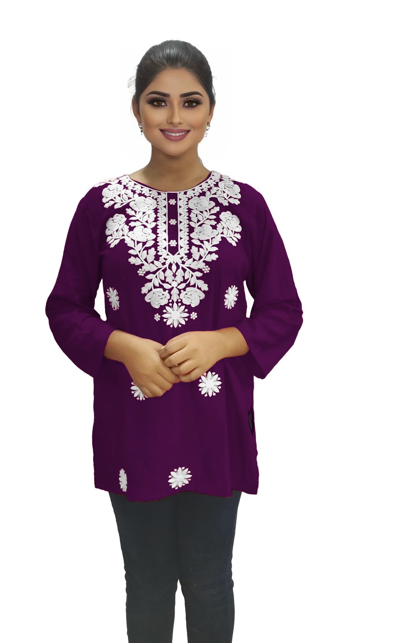 PU Fashion Readymade Women's Short Kurti | Stylish Casual & Office Wear