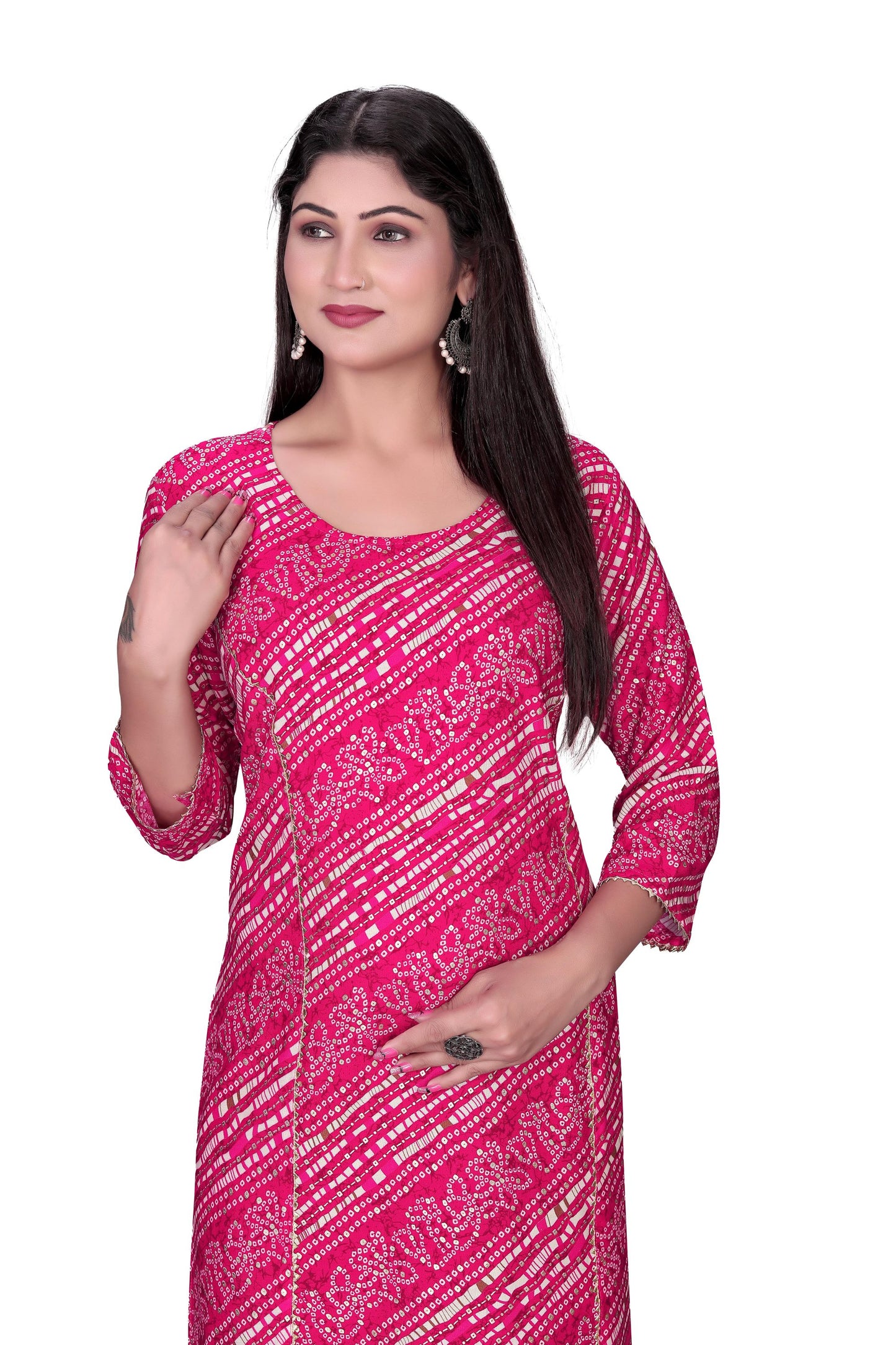 PU Fashion Women's Printed Rayon Kurti | Elegant Ethnic Wear