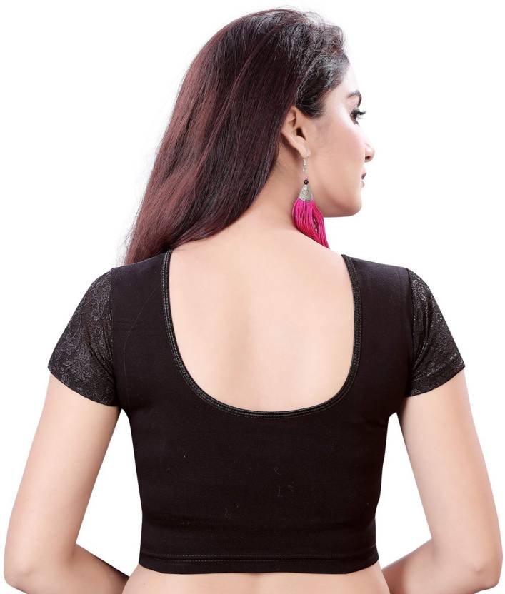 PU Fashion Stretchable Cotton Lycra Blouse – Readymade Short Sleeve Choli