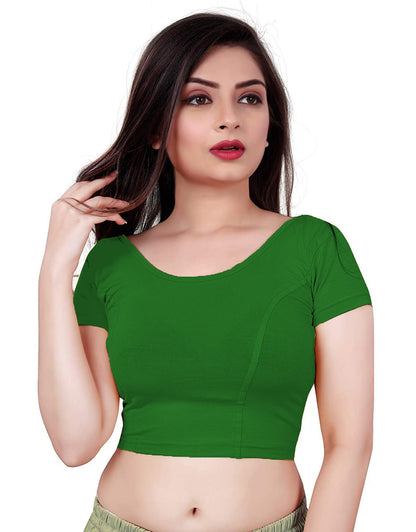 PU Fashion Backless Butterfly Blouse – Stylish Cotton Stretchable Saree Blouse